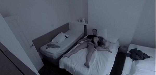  Brit fucked and sucks pornstar on spycam